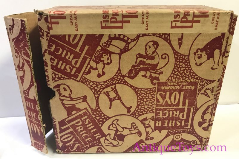 Fisher Price Mulee Bak-Up Wooden Windup Vintage Toy #350 <FONT COLOR="ff000 ">*SOLD*</font> - Image 4