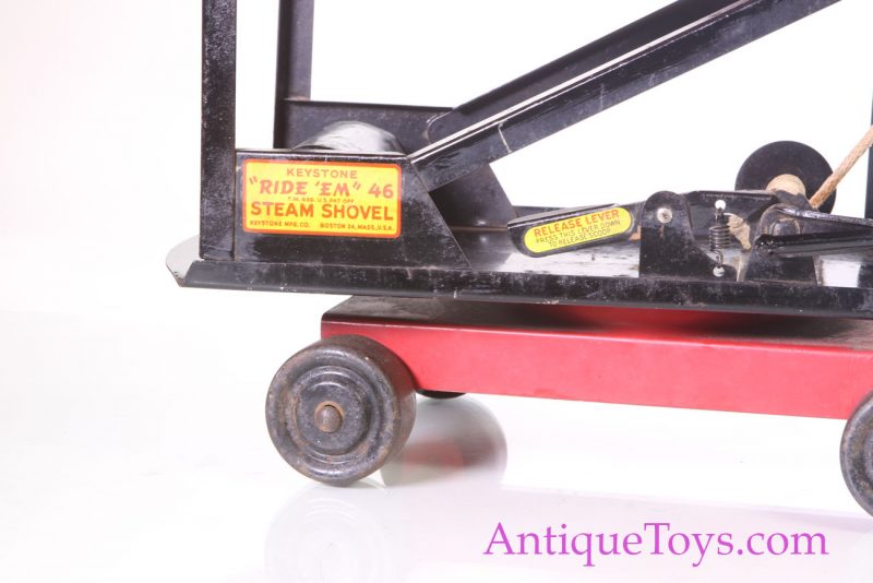 Antique Keystone Mfg. Co. Pressed Steel Steam Shovel <FONT COLOR="ff000 ">*SOLD*</font> - Image 9