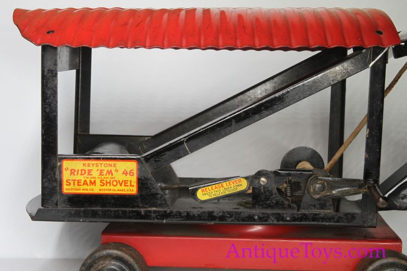 Antique Keystone Mfg. Co. Pressed Steel Steam Shovel <FONT COLOR="ff000 ">*SOLD*</font> - Image 6