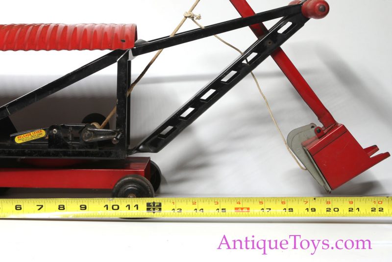 Antique Keystone Mfg. Co. Pressed Steel Steam Shovel <FONT COLOR="ff000 ">*SOLD*</font> - Image 4