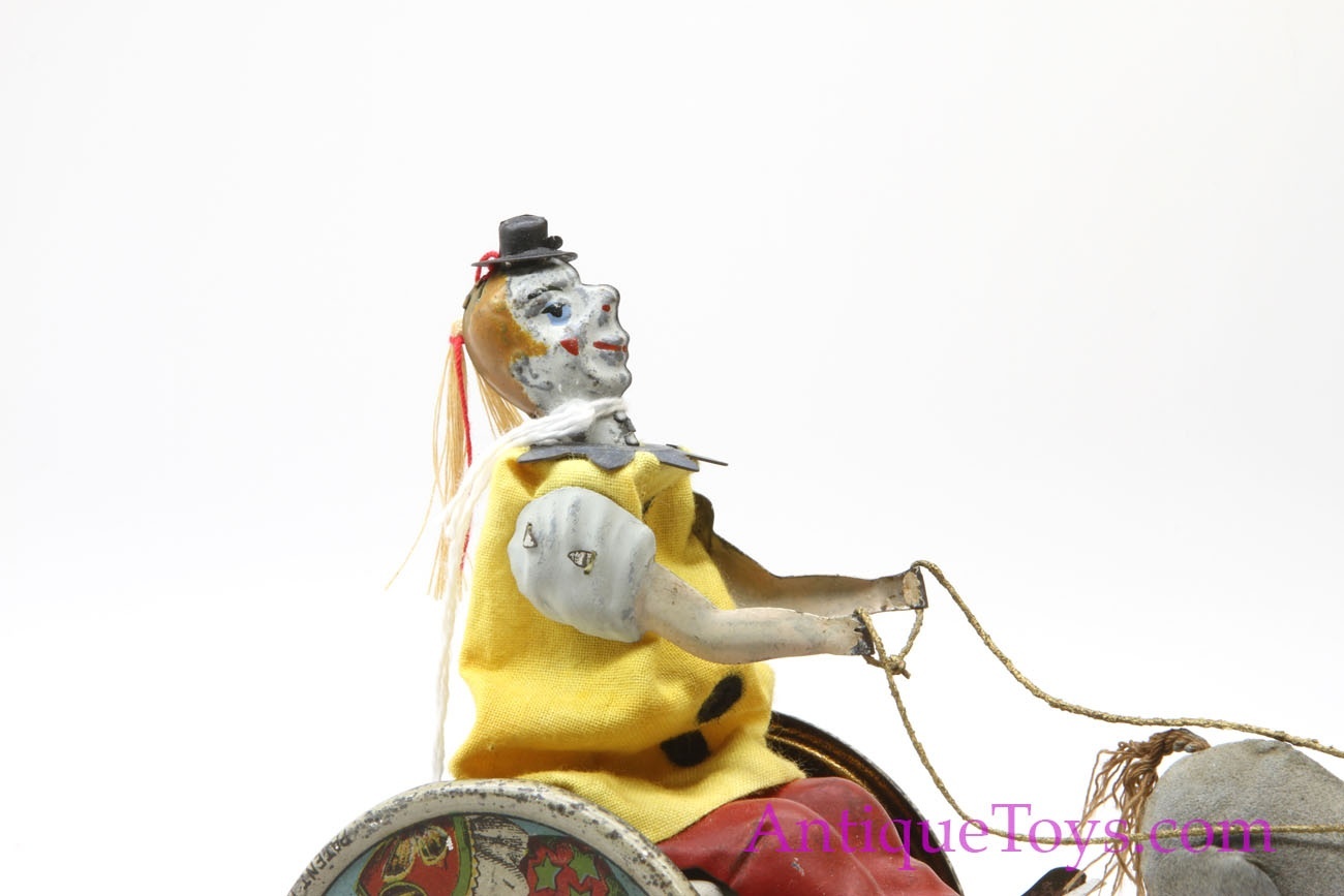 Lehmann Balky Mule Clown Tin Windup Antique Toy for Sale Antique Toys