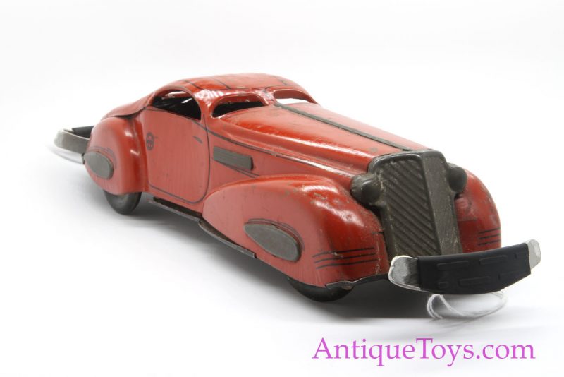 Marx Bumper Car Tin Windup in Red <FONT COLOR="ff000 ">*SOLD*</font> - Image 11