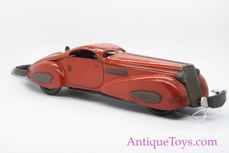 Marx Bumper Car Tin Windup in Red <FONT COLOR="ff000 ">*SOLD*</font>