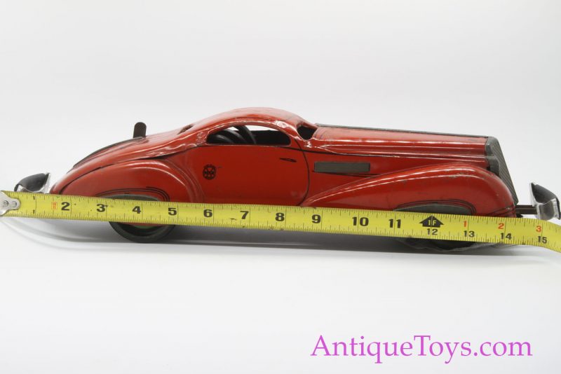 Marx Bumper Car Tin Windup in Red <FONT COLOR="ff000 ">*SOLD*</font> - Image 8