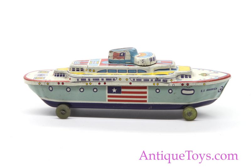 Wyandotte Toys All Metal Products Company SS America Tin Lithographed Ocean Liner <FONT COLOR="ff000 ">*SOLD*</font> - Image 10