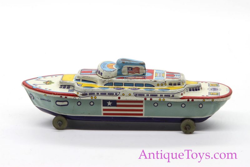 Wyandotte Toys All Metal Products Company SS America Tin Lithographed Ocean Liner <FONT COLOR="ff000 ">*SOLD*</font>