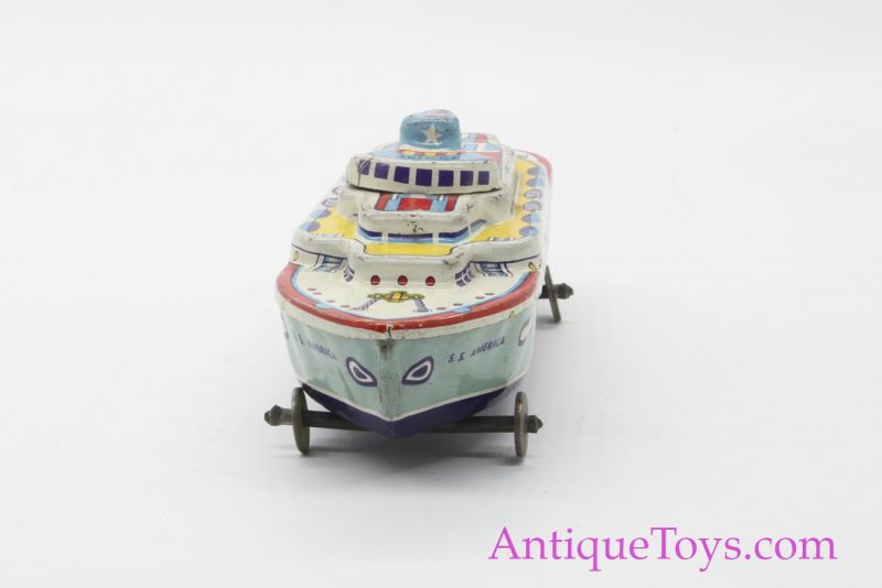 Wyandotte Toys All Metal Products Company SS America Tin Lithographed Ocean Liner <FONT COLOR="ff000 ">*SOLD*</font> - Image 7