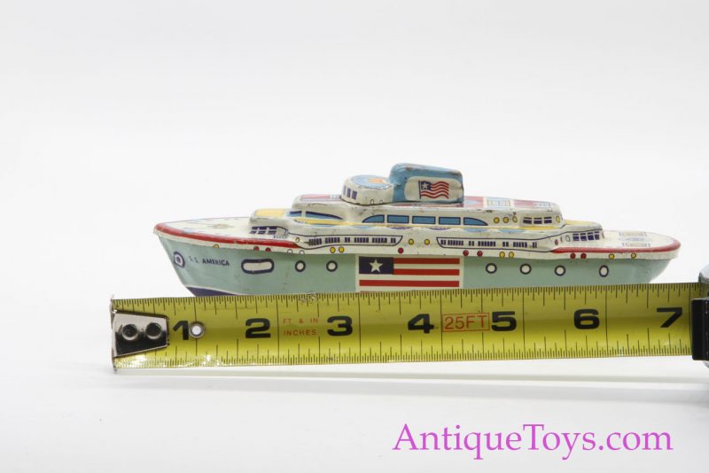 Wyandotte Toys All Metal Products Company SS America Tin Lithographed Ocean Liner <FONT COLOR="ff000 ">*SOLD*</font> - Image 6