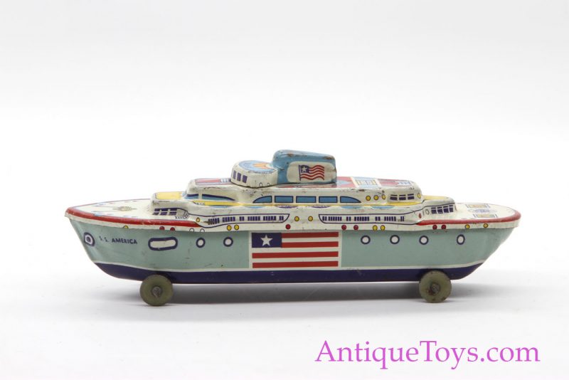 Wyandotte Toys All Metal Products Company SS America Tin Lithographed Ocean Liner <FONT COLOR="ff000 ">*SOLD*</font> - Image 5