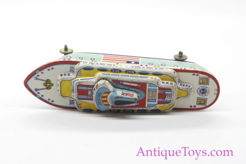 Wyandotte Toys All Metal Products Company SS America Tin Lithographed Ocean Liner <FONT COLOR="ff000 ">*SOLD*</font> - Image 2