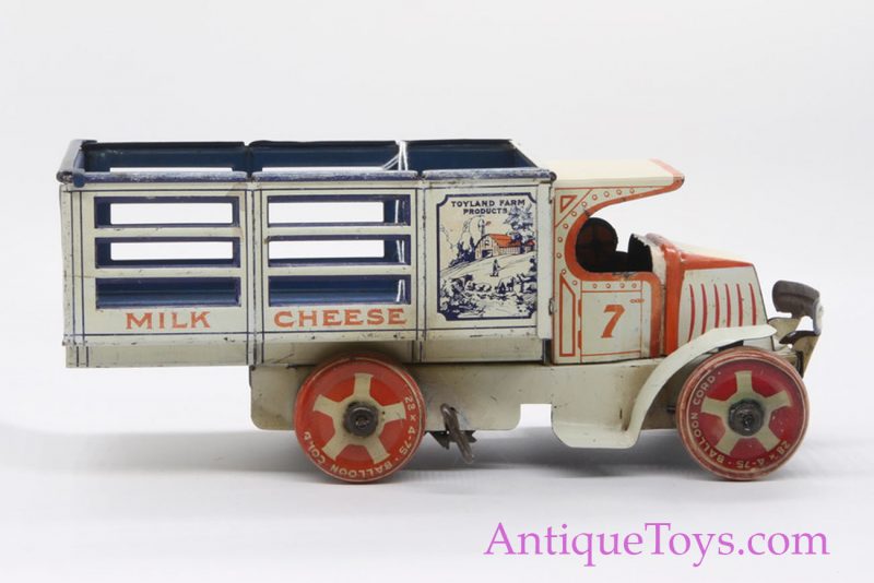Marx Toy Toyland Eggs and Milk Mack Windup Truck <FONT COLOR="ff000 ">*SOLD*</font>
