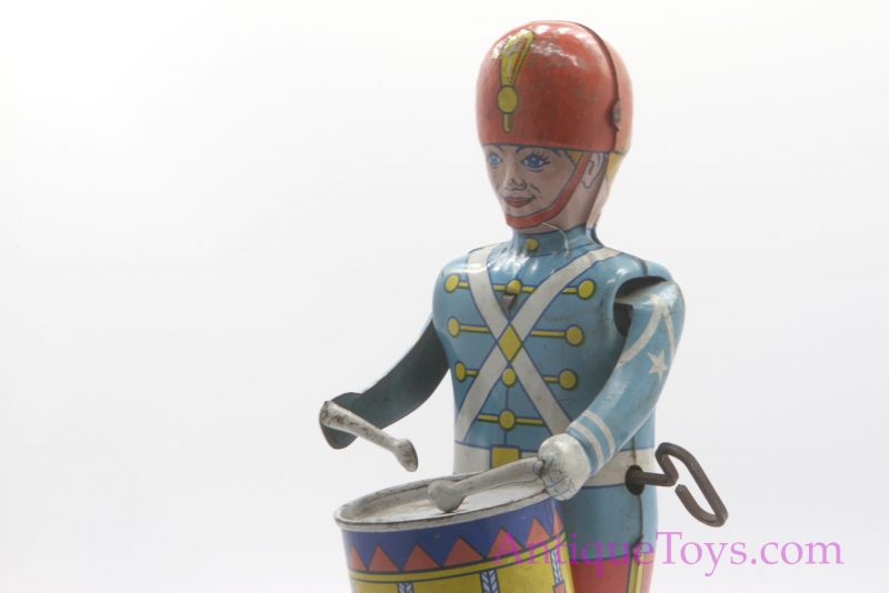 Chein Tin Lithographed Drummer Boy Soldier Windup Toy <FONT COLOR="ff000 ">*SOLD*</font> - Image 7