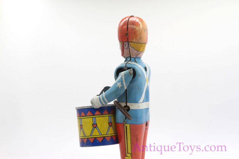 Chein Tin Lithographed Drummer Boy Soldier Windup Toy <FONT COLOR="ff000 ">*SOLD*</font> - Image 6