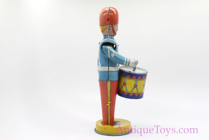 Chein Tin Lithographed Drummer Boy Soldier Windup Toy <FONT COLOR="ff000 ">*SOLD*</font> - Image 4