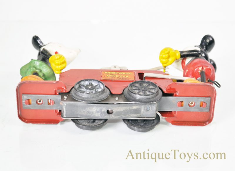 Lionel Walt Disney’s Mickey & Minnie Mouse Tin Windup Hand Car Train No. 1100 in Original Box <FONT COLOR="ff000 ">*SOLD*</font> - Image 5