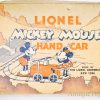 Lionel Walt Disney’s Mickey & Minnie Mouse Tin Windup Hand Car Train No. 1100 in Original Box <FONT COLOR="ff000 ">*SOLD*</font> - Image 9