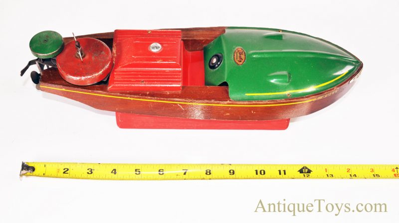 Rare Liberty Playthings Windup Wooden “Sea Gull” Speed Race Boat with Stand <FONT COLOR="ff000 ">*SOLD*</font> - Image 15