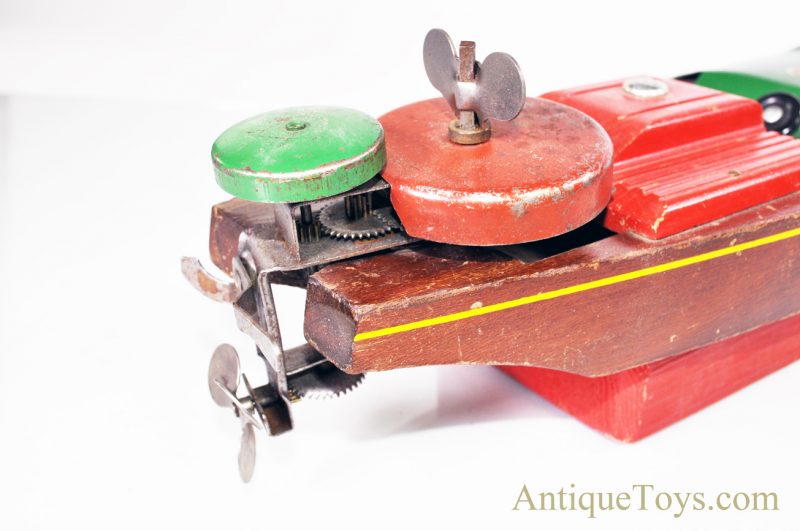 Rare Liberty Playthings Windup Wooden “Sea Gull” Speed Race Boat with Stand <FONT COLOR="ff000 ">*SOLD*</font> - Image 14