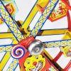 Rare Early 1930’s J. Chein Tin Litho Windup No. 172 “Hercules” Mechanical Ferris Wheel <FONT COLOR="ff000 ">*SOLD*</font> - Image 11