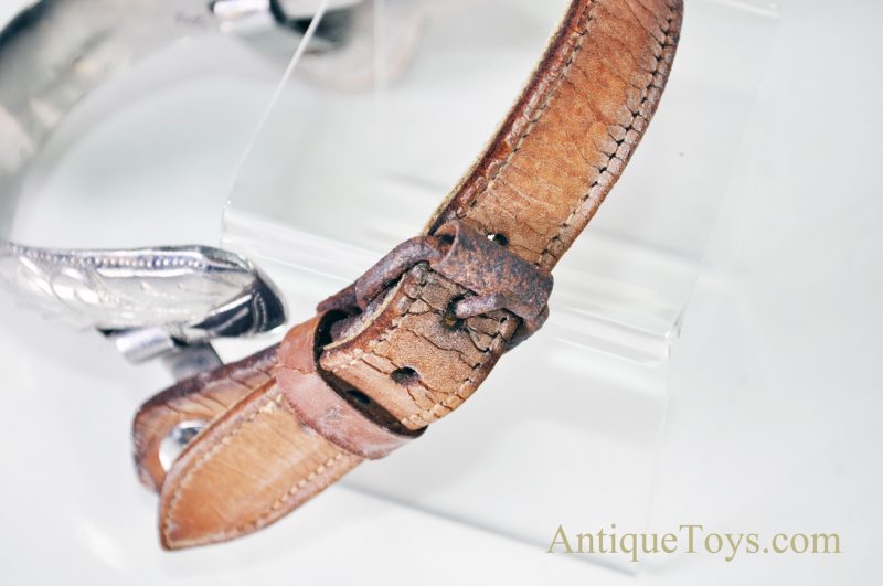 Very Rare Antique ca. 1800's J.E. Stevens “Leader” Cap Gun Toy Sand Cast Iron Mold with Vintage Spurs for Décor or Display <FONT COLOR="ff000 ">*SOLD*</font> - Image 10