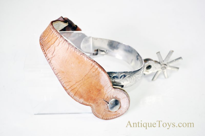 Very Rare Antique ca. 1800's J.E. Stevens “Leader” Cap Gun Toy Sand Cast Iron Mold with Vintage Spurs for Décor or Display <FONT COLOR="ff000 ">*SOLD*</font> - Image 11