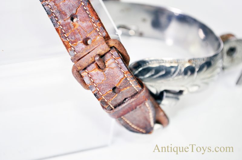 Very Rare Antique ca. 1800's J.E. Stevens “Leader” Cap Gun Toy Sand Cast Iron Mold with Vintage Spurs for Décor or Display <FONT COLOR="ff000 ">*SOLD*</font> - Image 12