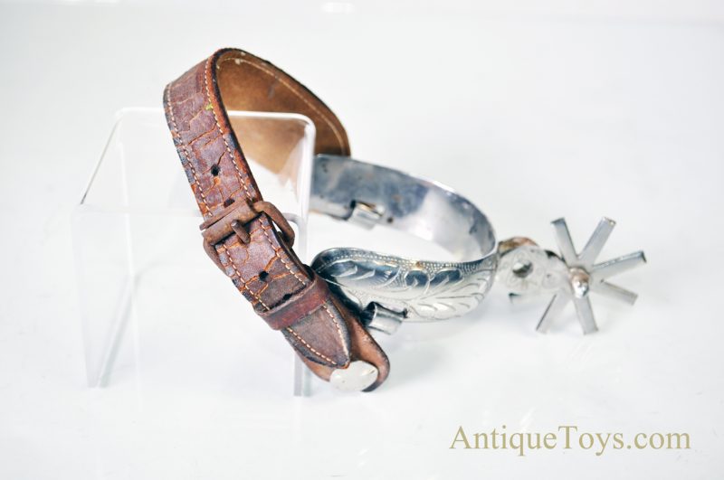 Very Rare Antique ca. 1800's J.E. Stevens “Leader” Cap Gun Toy Sand Cast Iron Mold with Vintage Spurs for Décor or Display <FONT COLOR="ff000 ">*SOLD*</font> - Image 13