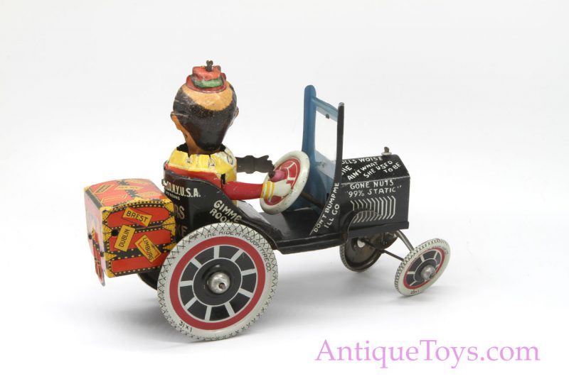 Vintage Marx Henry's Wild Lady Joyrider Car Tin Lithographed Windup Toy Vehicle <FONT COLOR="ff000 ">*SOLD*</font> - Image 7