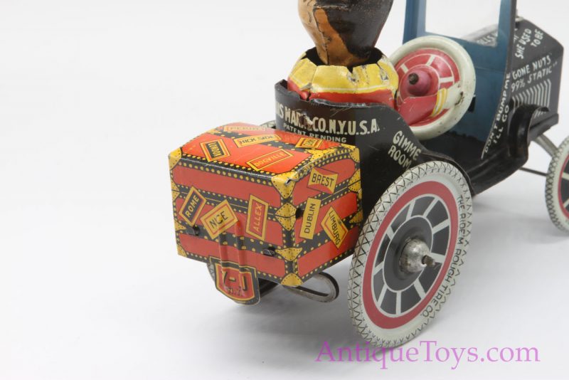 Vintage Marx Henry's Wild Lady Joyrider Car Tin Lithographed Windup Toy Vehicle <FONT COLOR="ff000 ">*SOLD*</font> - Image 5