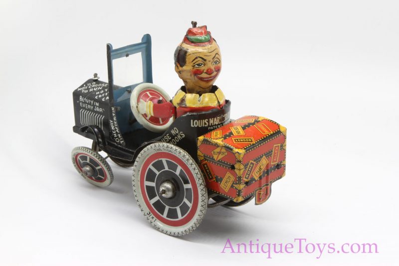 Vintage Marx Henry's Wild Lady Joyrider Car Tin Lithographed Windup Toy Vehicle <FONT COLOR="ff000 ">*SOLD*</font>
