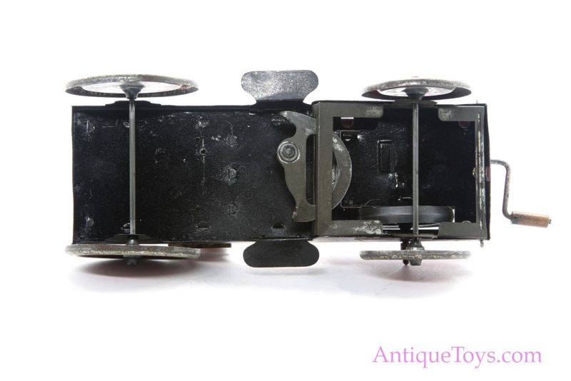 Antique German Hessmobil Fly Wheel Tin Litho Two Seat Tourer Race Car Toy <FONT COLOR="ff000 ">*SOLD*</font> - Image 2
