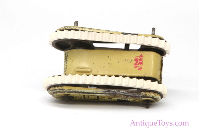 Japanese Tin Windup Tank Prewar Toy for Sale <FONT COLOR="ff000 ">*SOLD*</font> - Image 3