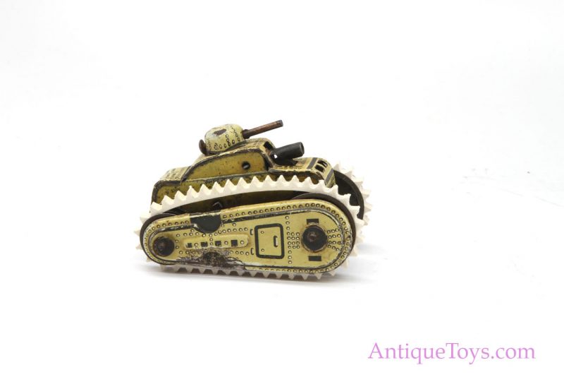 Japanese Tin Windup Tank Prewar Toy for Sale <FONT COLOR="ff000 ">*SOLD*</font> - Image 8