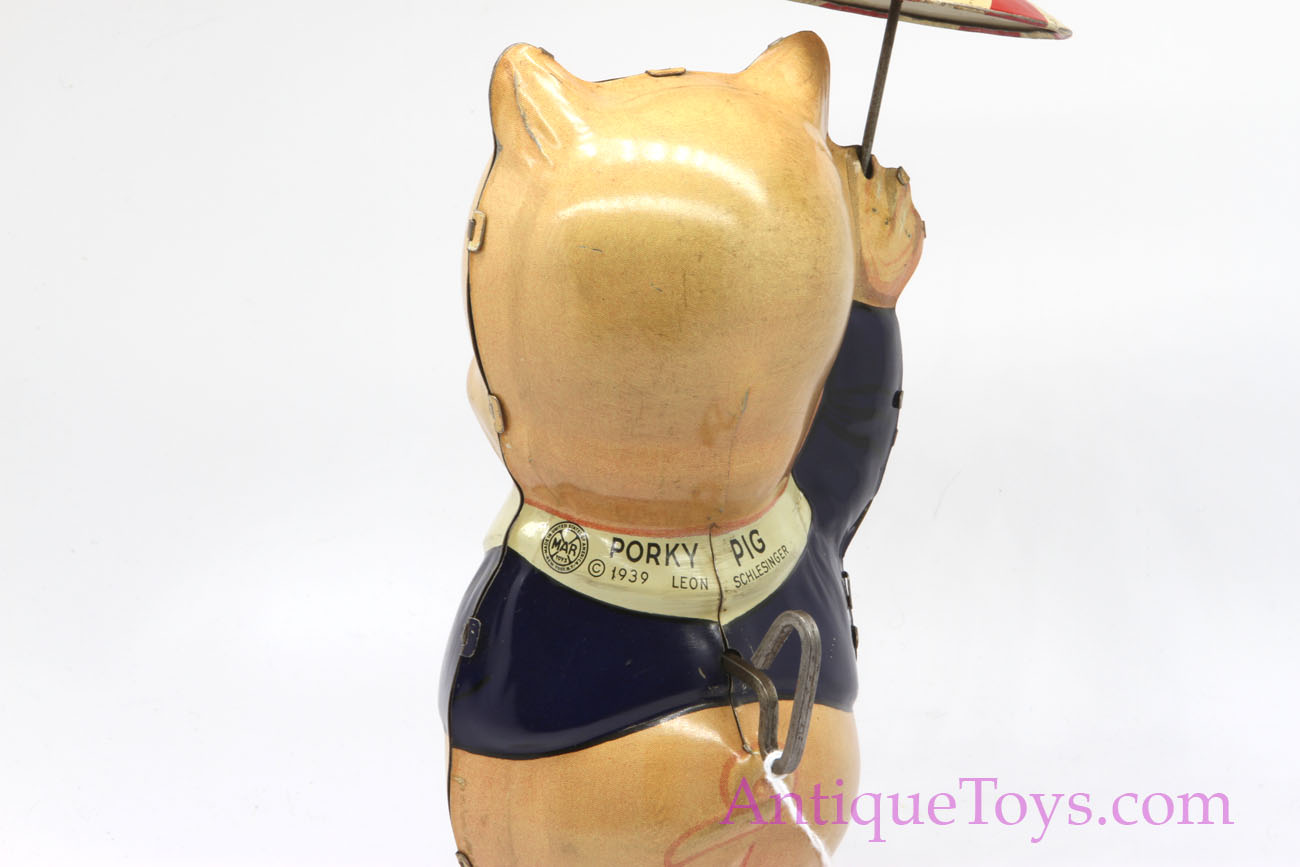 Marx Porky Pig Tin Windup - Image 8