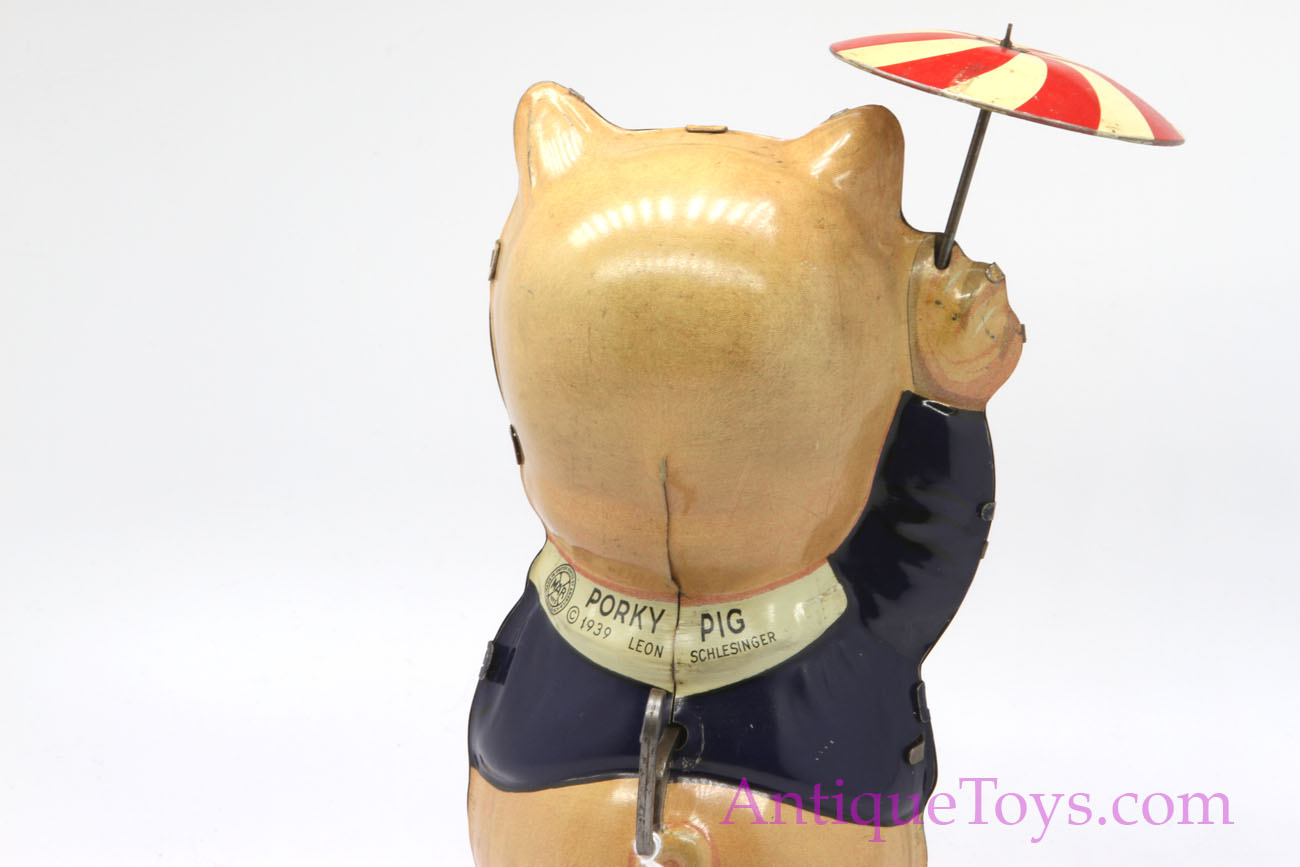 Marx Porky Pig Tin Windup - Image 7