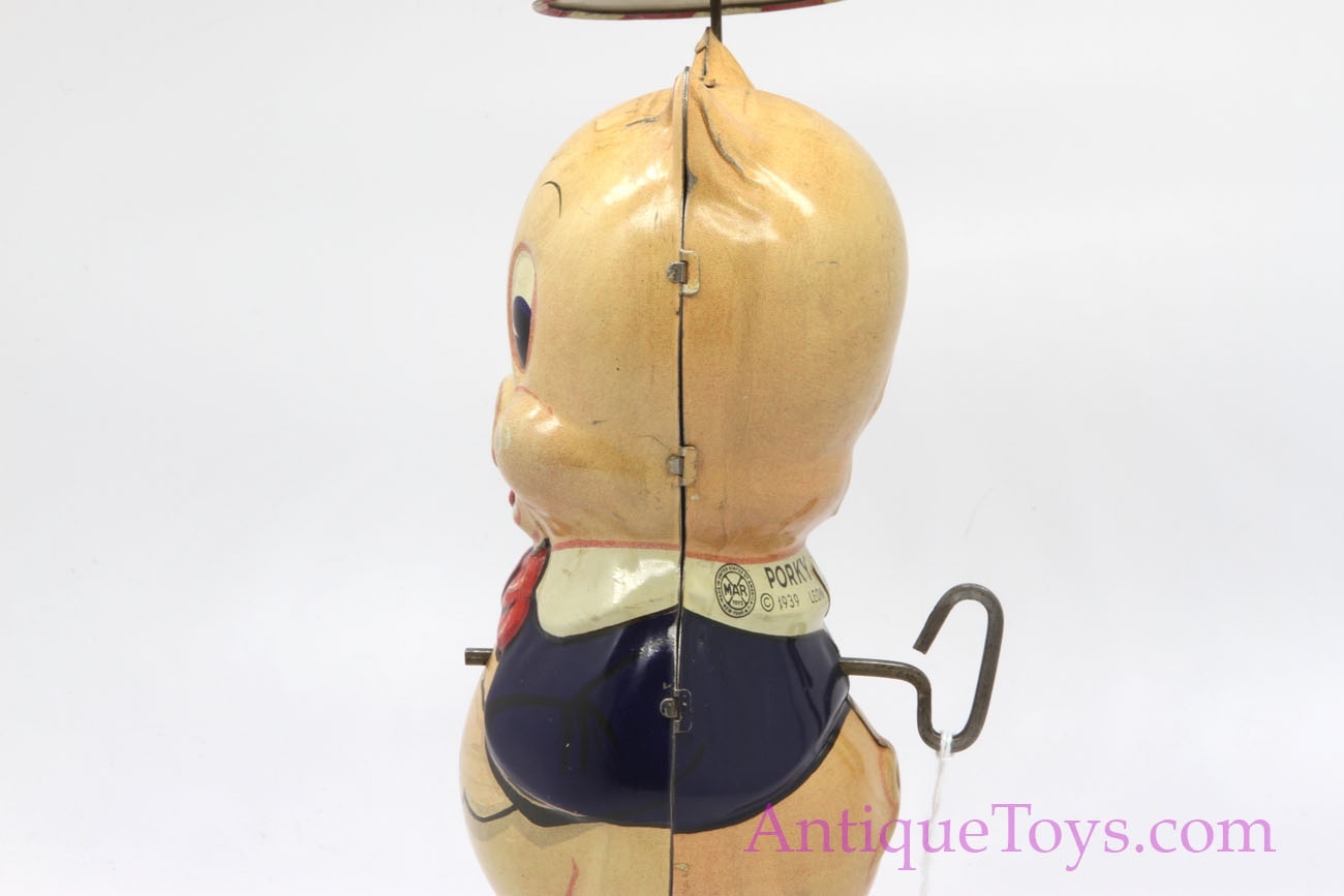 Marx Porky Pig Tin Windup - Image 4