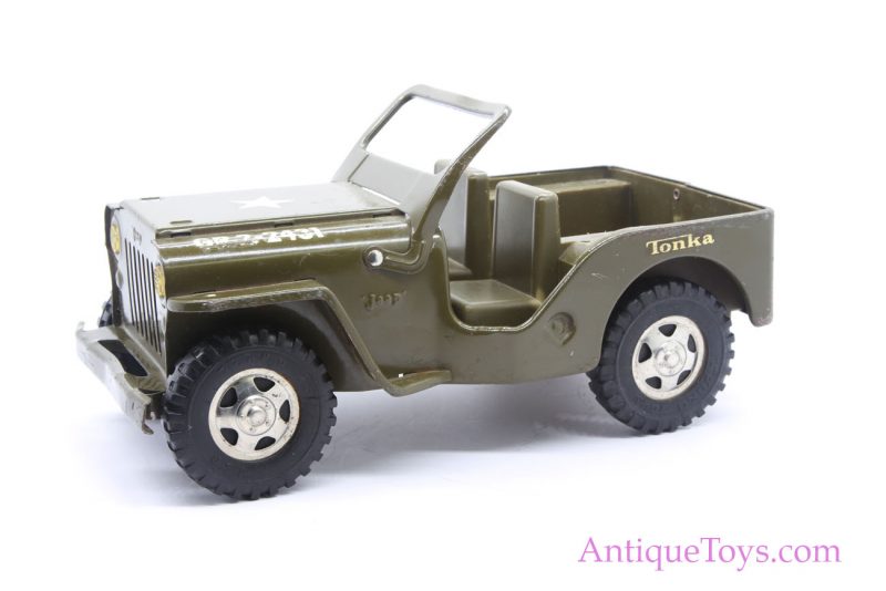 Tonka Military Jeep  GR-2 2431 Vintage Pressed Steel <FONT COLOR="ff000 ">*SOLD*</font> - Image 10