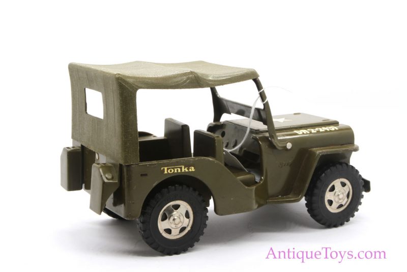 Tonka Military Jeep  GR-2 2431 Vintage Pressed Steel <FONT COLOR="ff000 ">*SOLD*</font> - Image 6