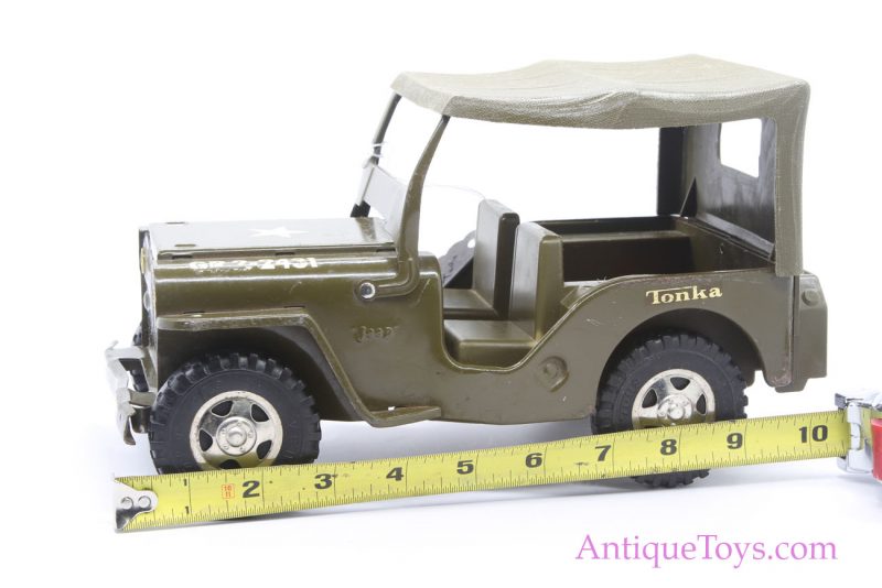 Tonka Military Jeep  GR-2 2431 Vintage Pressed Steel <FONT COLOR="ff000 ">*SOLD*</font> - Image 3