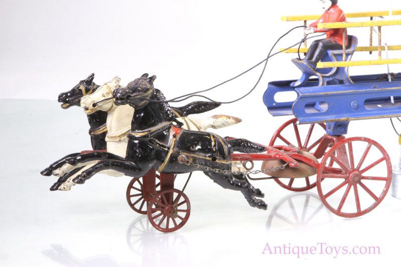 Wilkins Horse Drawn Fire Wagon with Ladders <FONT COLOR="ff000 ">*SOLD*</font> - Image 9