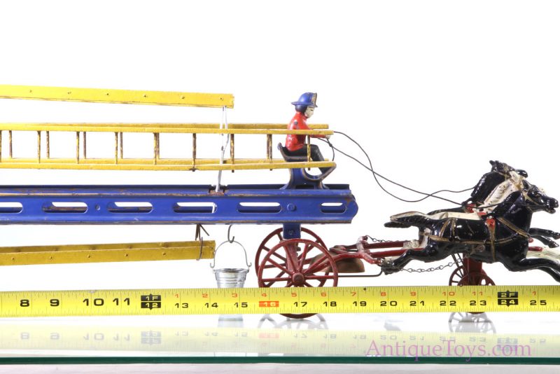 Wilkins Horse Drawn Fire Wagon with Ladders <FONT COLOR="ff000 ">*SOLD*</font> - Image 8