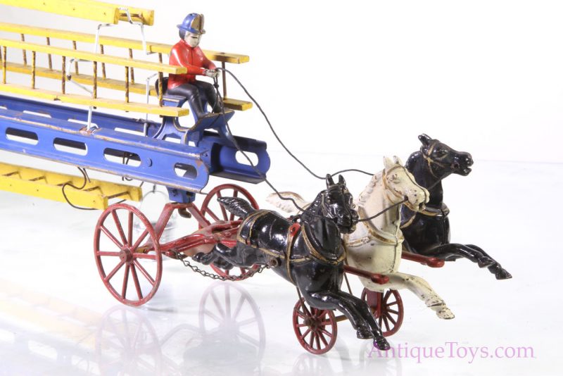 Wilkins Horse Drawn Fire Wagon with Ladders <FONT COLOR="ff000 ">*SOLD*</font> - Image 7