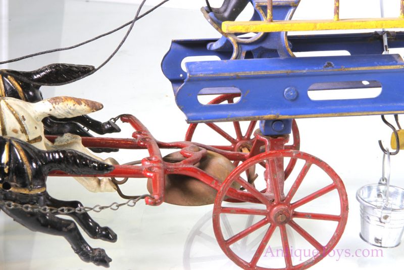 Wilkins Horse Drawn Fire Wagon with Ladders <FONT COLOR="ff000 ">*SOLD*</font> - Image 3