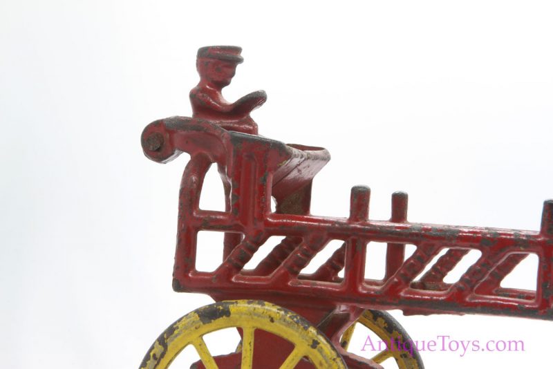 Hubley Cast Iron Fire Wagon and Three Horses for Sale <FONT COLOR="ff000 ">*SOLD*</font> - Image 9