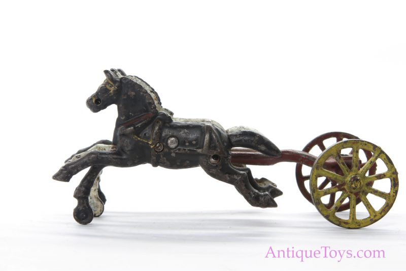 Hubley Cast Iron Fire Wagon and Three Horses for Sale <FONT COLOR="ff000 ">*SOLD*</font> - Image 6