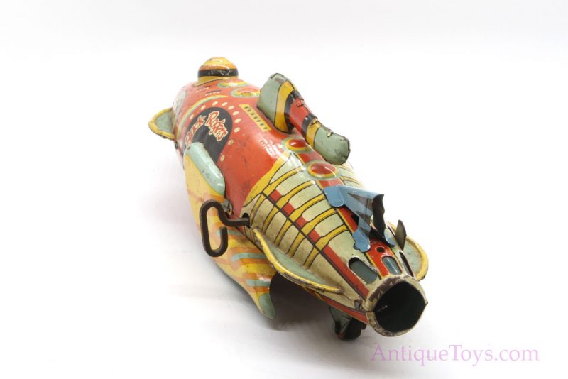 Buck Rogers Spaceship Tin Windup Vintage Toy <FONT COLOR="ff000 ">*SOLD*</font> - Image 5