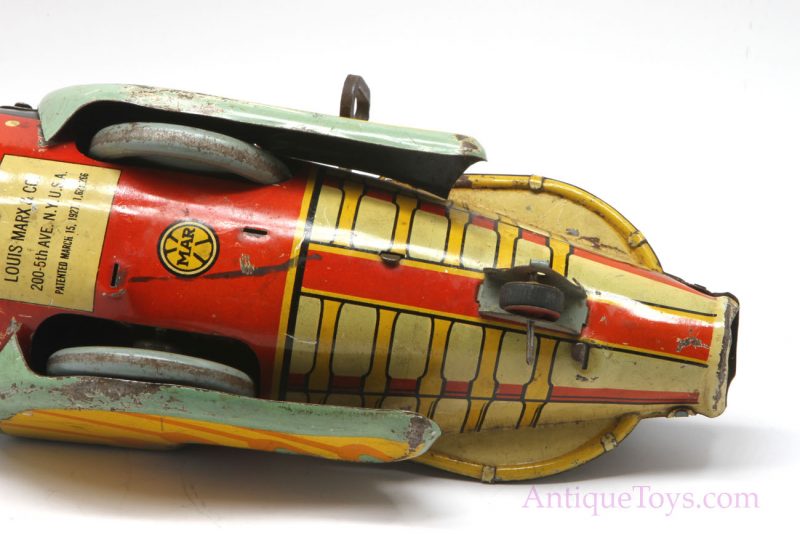 Buck Rogers Spaceship Tin Windup Vintage Toy <FONT COLOR="ff000 ">*SOLD*</font> - Image 8