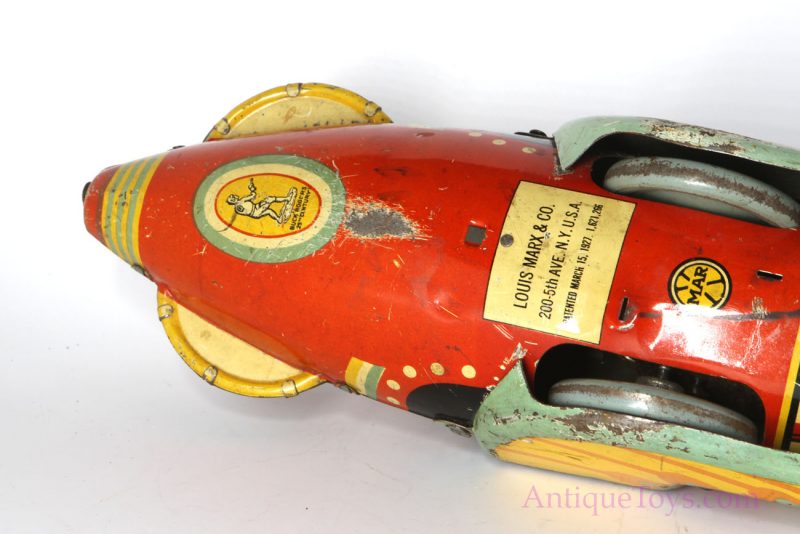 Buck Rogers Spaceship Tin Windup Vintage Toy <FONT COLOR="ff000 ">*SOLD*</font> - Image 7