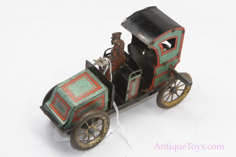 Hess Tin Lithographed Taxi Ca. 1907 with Flywheel *SOLD* - Image 6