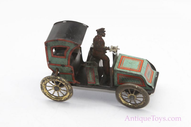 Hess Tin Lithographed Taxi Ca. 1907 with Flywheel *SOLD* - Image 2